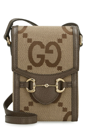 Jumbo GG fabric mini messenger bag-1